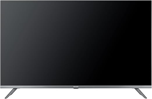 شاشة تلفزيون سمارت ال اي دي 43 بوصة بدون إطار FHD بريسيفر مدمج جوجل تي في موديل - 2T-C43FG6EX، أسود